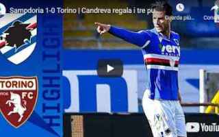 Serie A: genova sampdoria torino video calcio