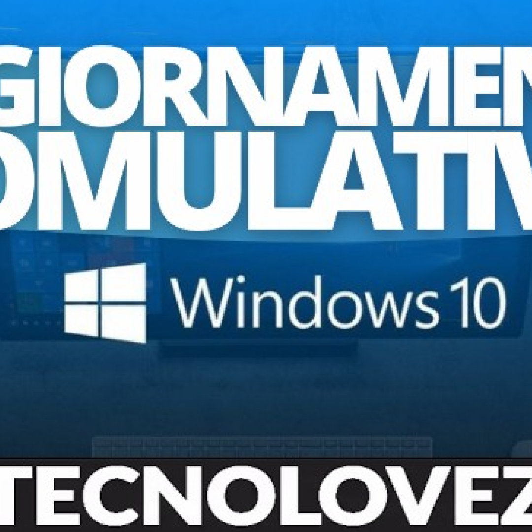 windows 10  aggiornamento comulativo