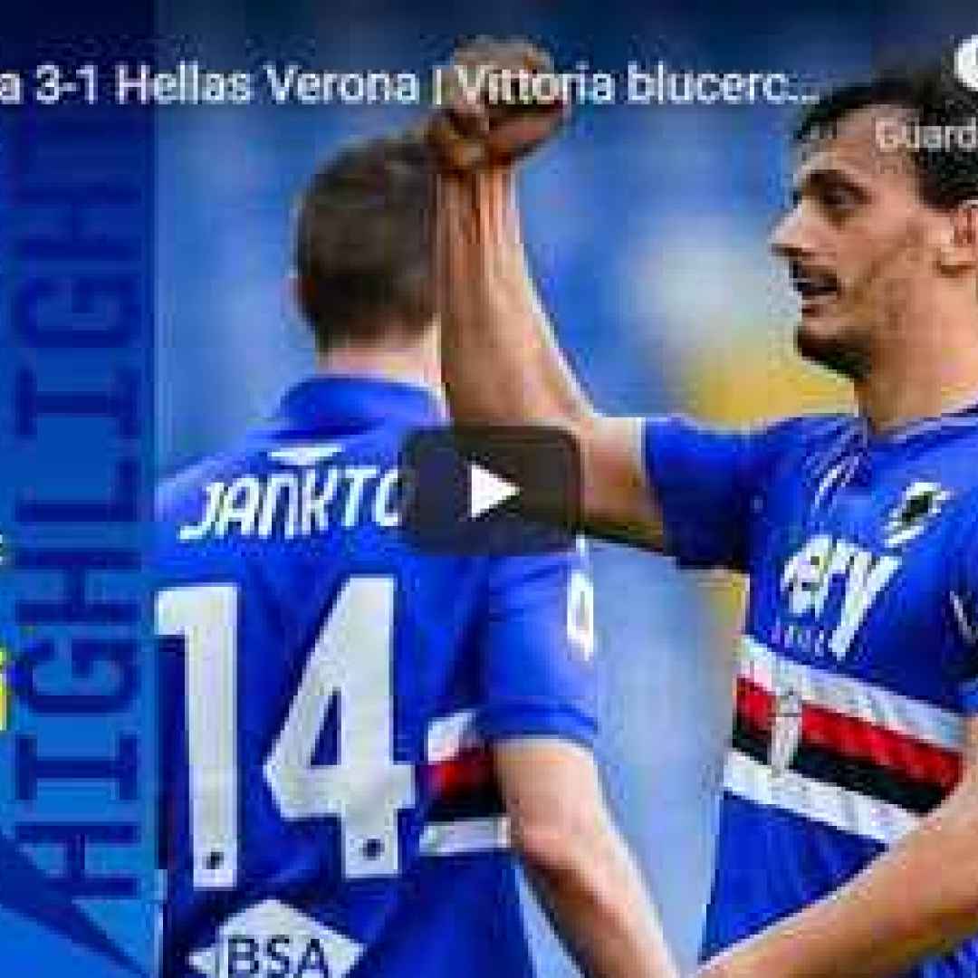 [VIDEO] Sampdoria-Verona 3-1 | Gol e Highlights | 31ª Giornata | Serie A TIM 2020/21