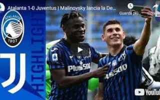 Serie A: bergamo atalanta juventus video calcio