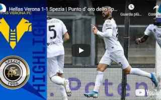 Serie A: verona spezia video calcio sport