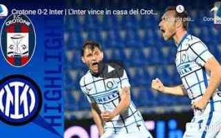 Serie A: crotone inter video calcio sport