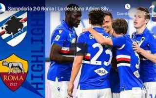 Serie A: genova sampdoria roma video calcio
