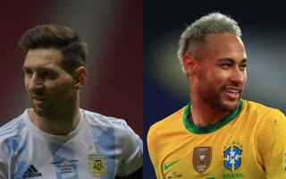 Calcio: brasile  argentina  copa america