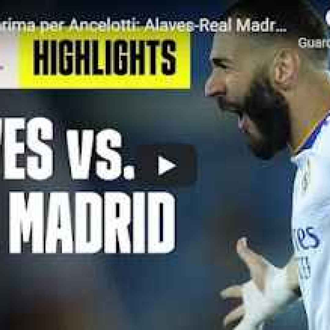 [VIDEO] Buona la prima per Ancelotti: Alaves-Real Madrid 1-4 | LaLiga