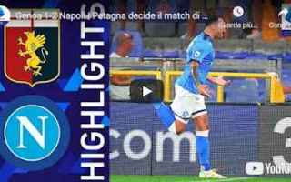 Serie A: genoa napoli video calcio sport gol