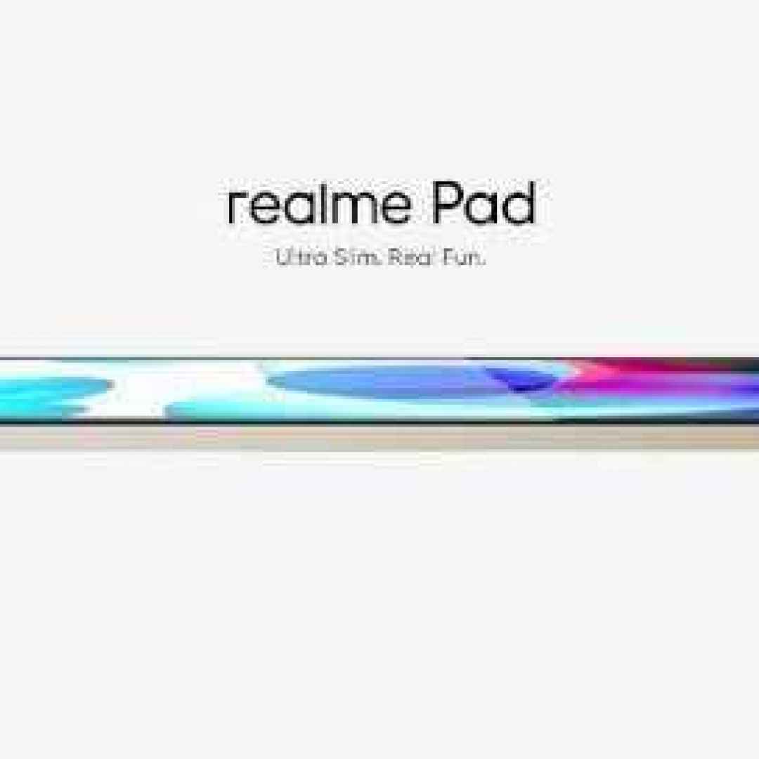 realme Pad è stato presentato ufficialmente: anche realme ha il suo primo tablet Android