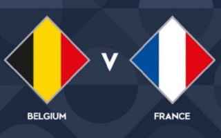 Calcio: belgio - francia