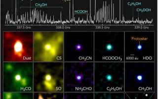Astronomia: protostella  molecole organiche