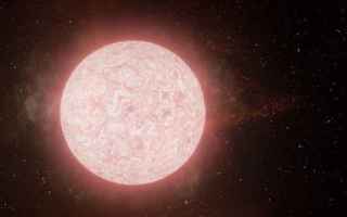 Astronomia: supergigante rossa  supernova
