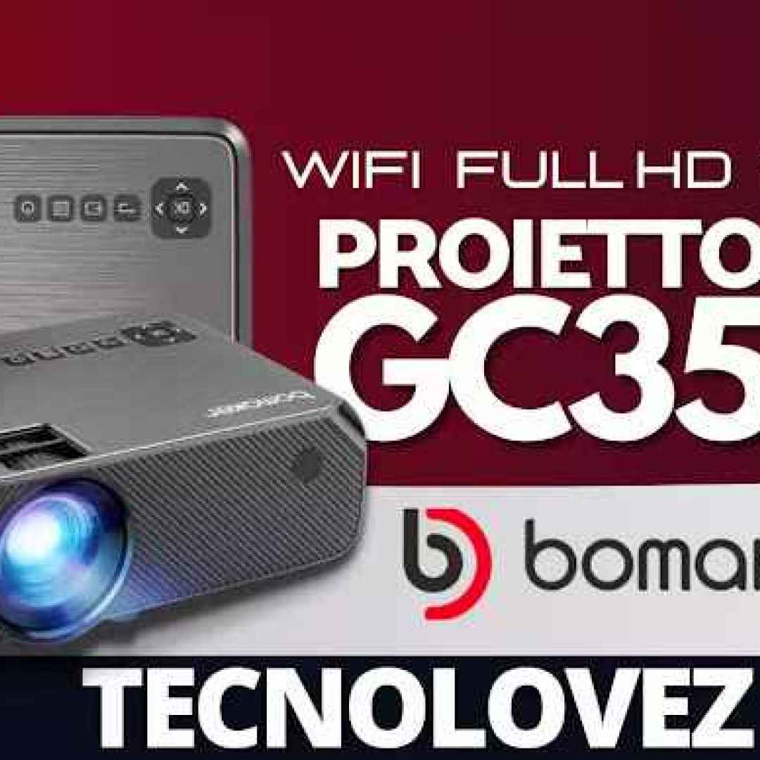 bomaker gc355  proiettore wifi economico