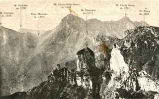 Storia: apuane garfagnana trekking alpi