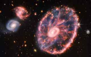 Astronomia: galassia ruota di carro  james webb