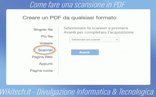 Computer: Ecco come fare una scansione in PDF