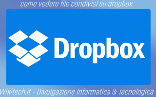 COME VEDERE FILE CONDIVISI SU DROPBOX<br />Guida su come vedere file condivisi su dropbox. Non ries