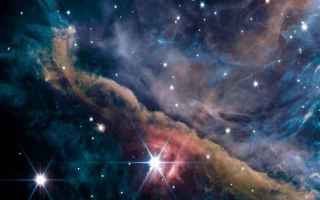 Astronomia: nebulosa di orione  james webb  stelle