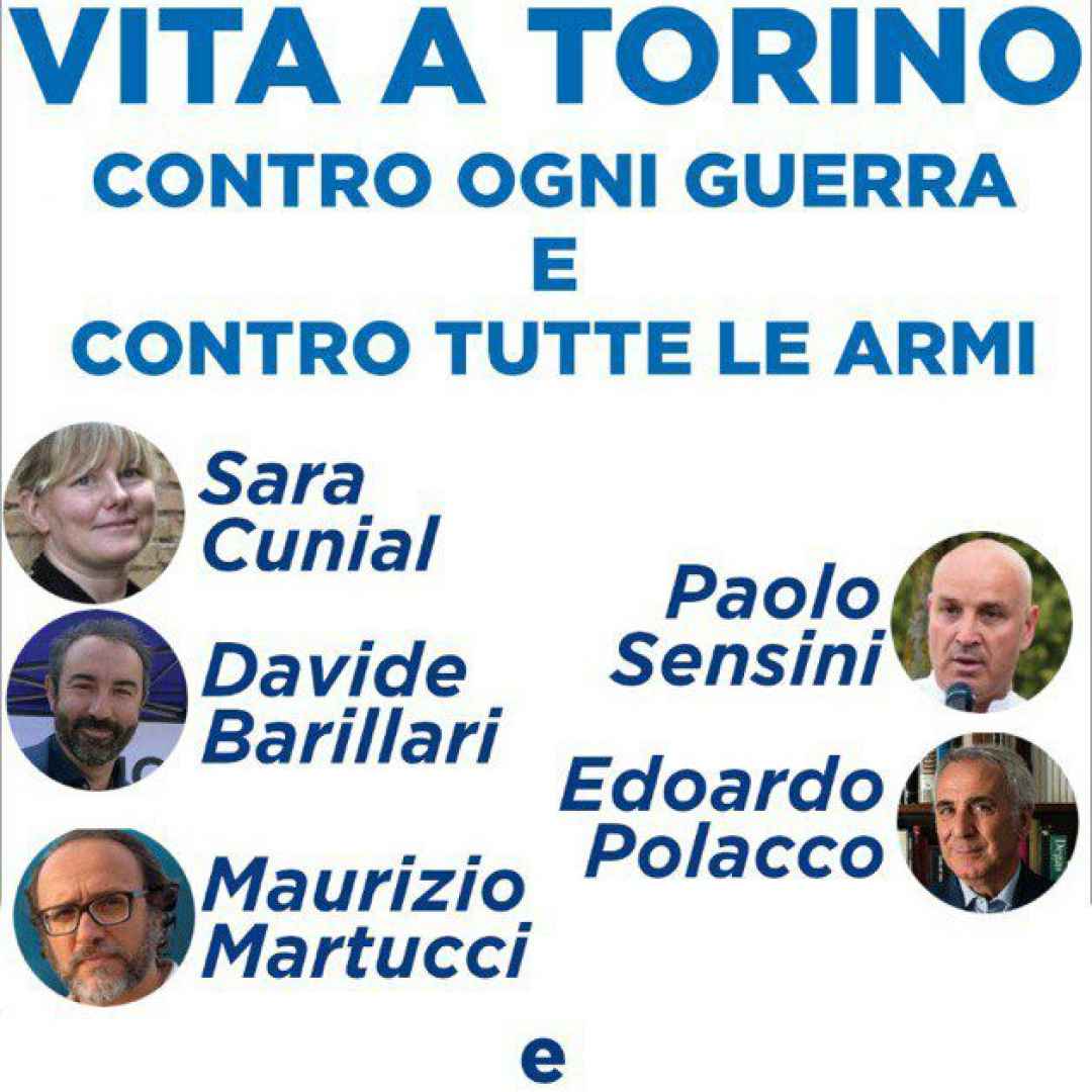 Sara Cunial con VITA a Torino: sabato 17 settembre contro ogni guerra e contro  tutte le armi