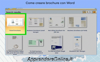 Ecco come poter creare una brochure su word - istruzioni facili - <br /><br />Come creare brochure