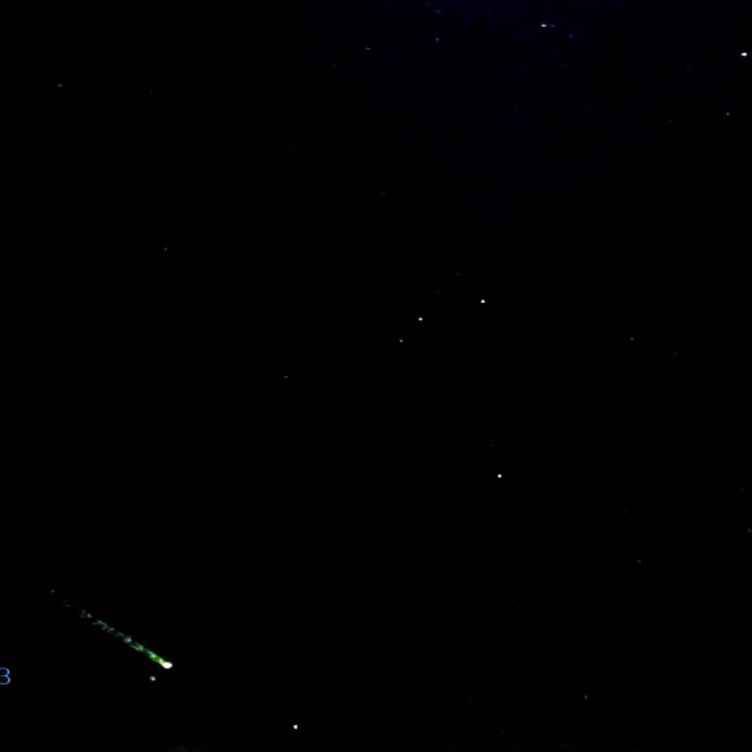 Savona, meteora catturata dalle cam dell