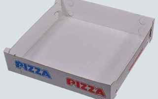 Cubo per pizza da asporto 33×33, realizzato in conformità alle vigenti normative Italiane ed Europ