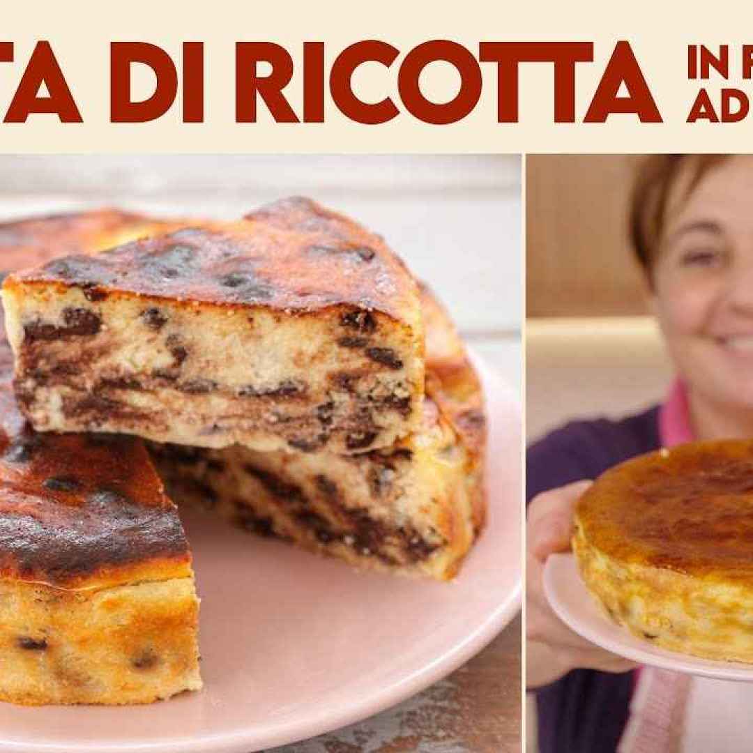 Benedetta Rossi, torta di ricotta e cioccolato: tutto pronto in friggitrice  ad aria