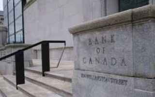 Costo del denaro, nessuna sorpresa da meeting della Bank of Canada