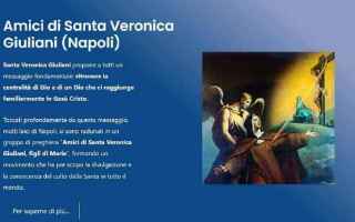 Siti Web: Amici di Santa Veronica Giuliani di Napoli: un portale dedicato a Santa Veronica Giuliani