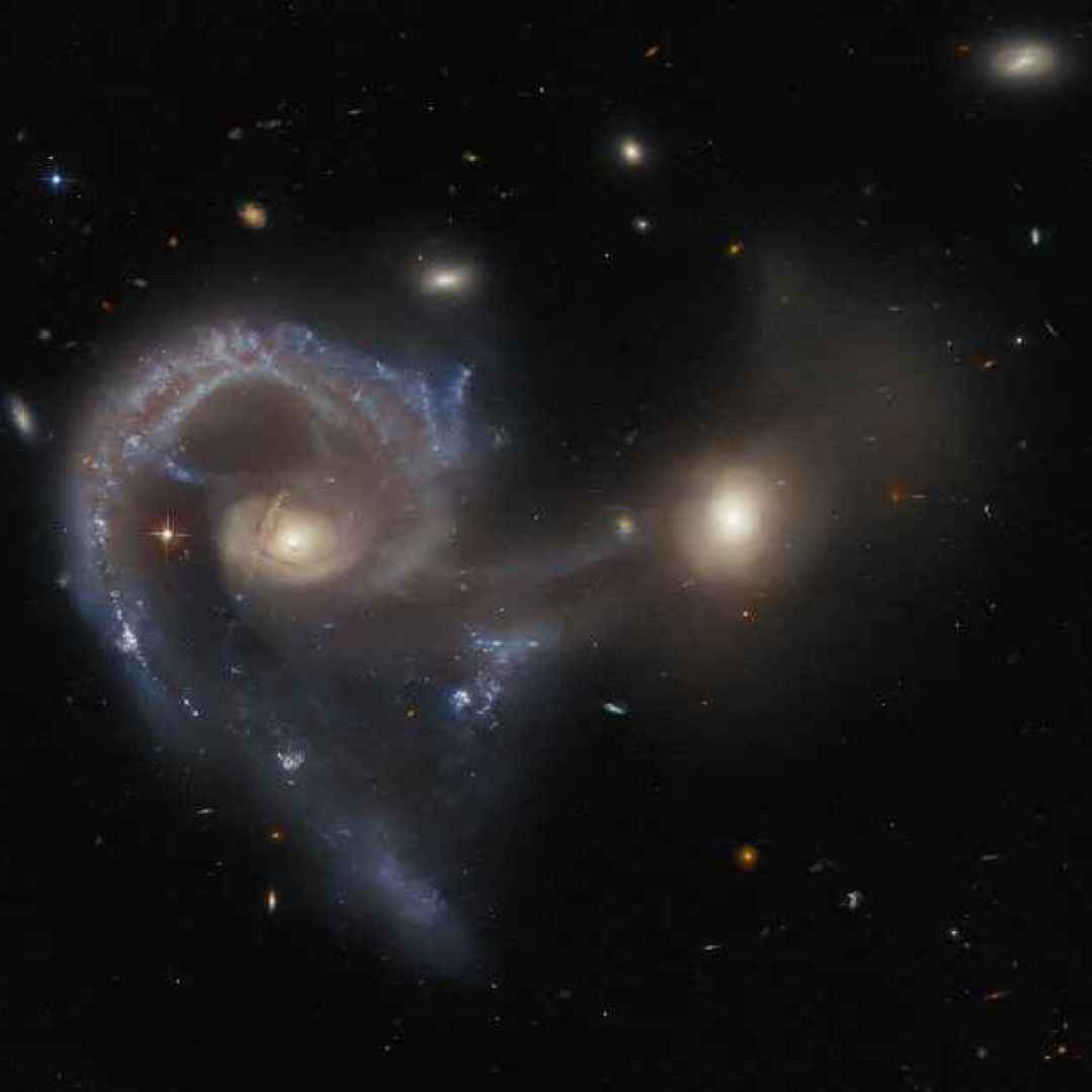 arp 107  hubble  galassie