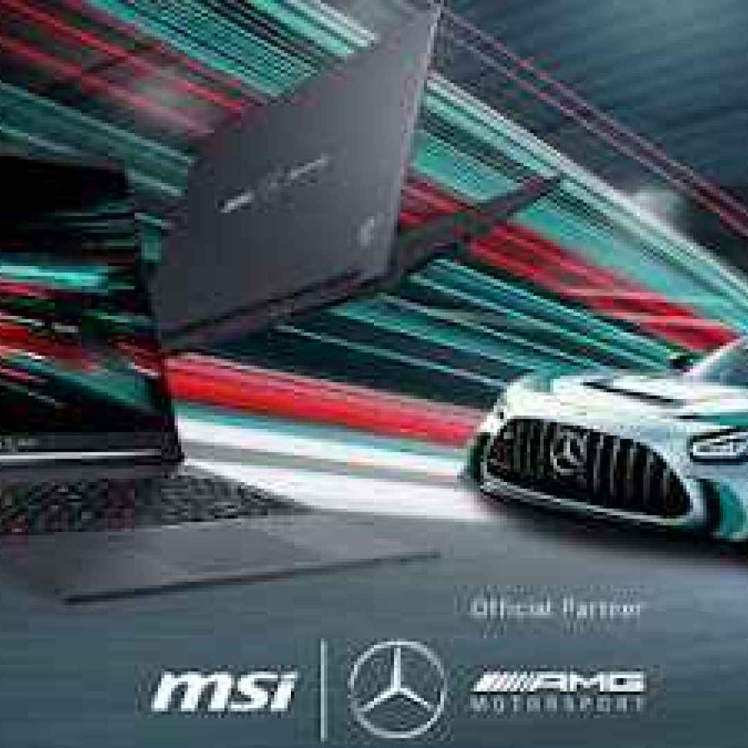 La potenza di una Mercedes AMG racchiusa in un notebook MSI!