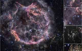 Astronomia: cassiopeia a  resti di supernova