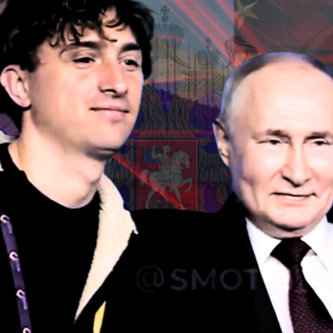 Il selfie con Vladimir Putin..