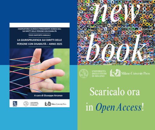 La giurisprudenza sui diritti delle persone con disabilità - anno 2025 - terzo rapporto annuale, a cura di Giuseppe Arconzo