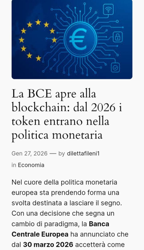 Immagine rappresentativa della blockchain