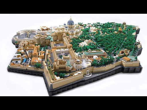 La Città del Vaticano ricostruita coi mattoncini LEGO