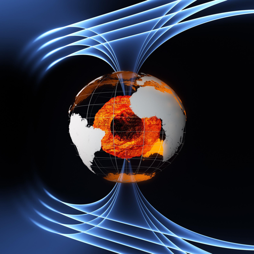 Si ritiene che il campo magnetico terrestre sia generato in gran parte da un oceano di ferro liquido surriscaldato e vorticante che costituisce il nucleo esterno del nostro pianeta, a 3000 km sotto i nostri piedi. Agendo come il conduttore rotante di una dinamo da bicicletta, genera correnti elettriche e quindi il campo elettromagnetico in continuo cambiamento.
