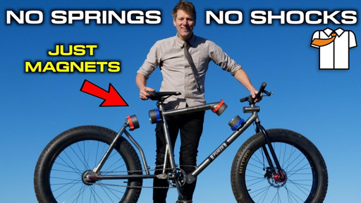 La bicicletta con le sospensioni magnetiche di Colin Furze