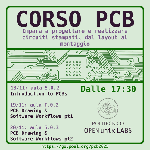 Manifesto corso PCB