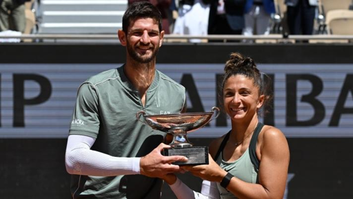 Errani e Vavassori: bis nel doppio misto al Roland Garros