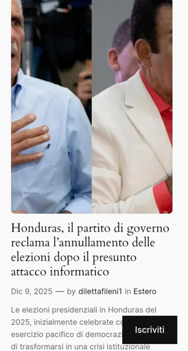Foto dei candidati