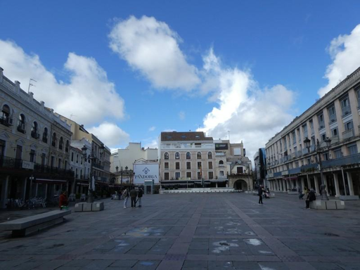 Plaza Mayor a Ciudad Real, Spagna.