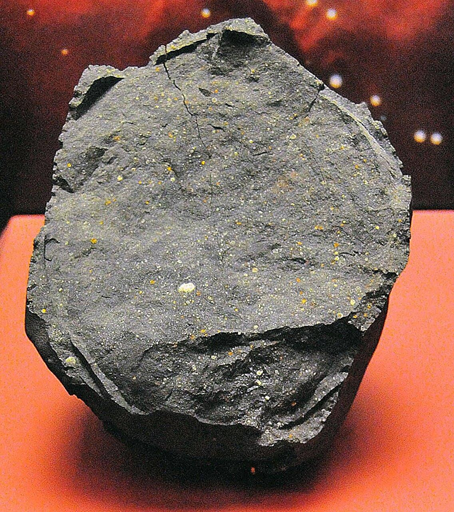 Il meteorite di Murchison al National Museum of Natural History di Washington.