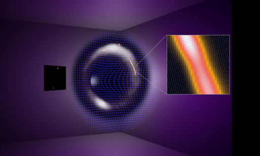 Il nuovo oggetto individuato è invisibile alle lunghezze d’onda dell’infrarosso e del radio, e si trova a quasi 10 miliardi di anni luce dalla Terra, circa 6,5 miliardi di anni dopo il Big Bang. La sua rilevazione è stata possibile grazie al metodo di imaging gravitazionale, che mappa con grande sensibilità il modo in cui la luce proveniente da sorgenti di fondo viene deviata da masse invisibili. La concentrazione di massa, etichettata come “V” nello studio, possiede una massa cilindrica di 1,13 miliardi di masse solari entro un raggio di 80 parsec. Si tratta di un livello di precisione e di una distanza mai raggiunti prima per oggetti così piccoli e deboli.
