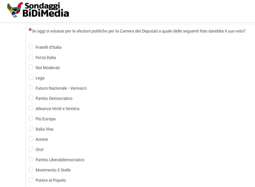 Volete partecipare ai nostri sondaggi?
Farlo è molto semplice, basta completare questo piccolo questionario e lasciare una mail valida
https://bidimedia.limesurvey.net/366212?token=Y1VLzggLiuWj84y

Due sole note:
1. se siete già iscritti, inutile lasciare doppioni o nuove mail, correte il rischio che vi vengano annullate tutte le vostre iscrizioni
2. se possibile, inserite una mail non del gruppo hotmail/Live/Outlook. Se siete iscritti con una di esse, il primo punto non vale, lasciate pure la nuova mail