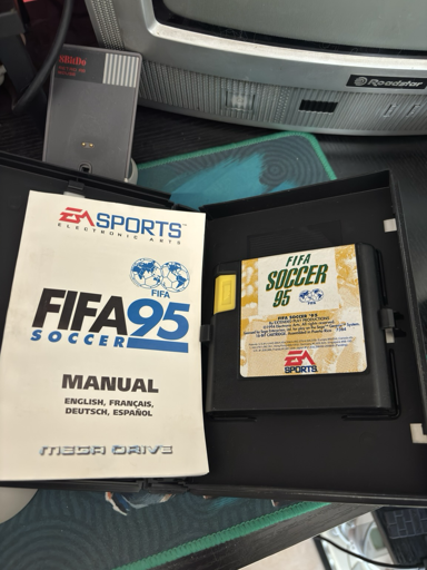 FIFA 95 megadrive manuale 