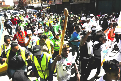 Manifestazione Sud Africa