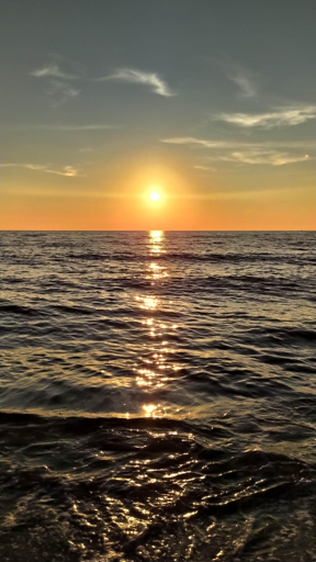 Tramonto sul mare, Tirrenia Toscana.