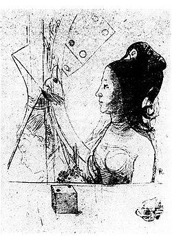 Odilon Redon Illustra Mallarmé
"Un coup de dés jamais n'abolira le hasard"
Litografia, prove di stampa.