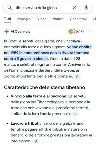 Tibet - servitù della gleba