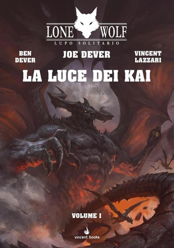 Copertina del nuovo volume di Lupo Solitario "La luce del Kai"