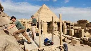 cavità nascoste rinvenute nella piramide di Menkaure